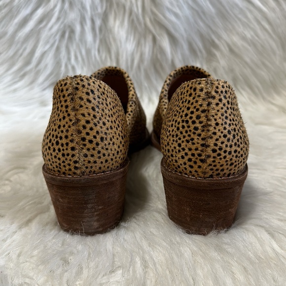 Madewell The Brady Lowcut Bootie in Spotted Calf Hair Size 6.5 - Picture 4 of 11